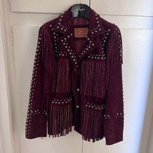 For Love & Lemons suede jacket